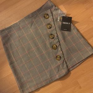 Forever 21 Plaid Mini Skirt